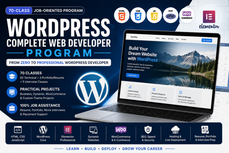 WordPress Complete Web Developer Program